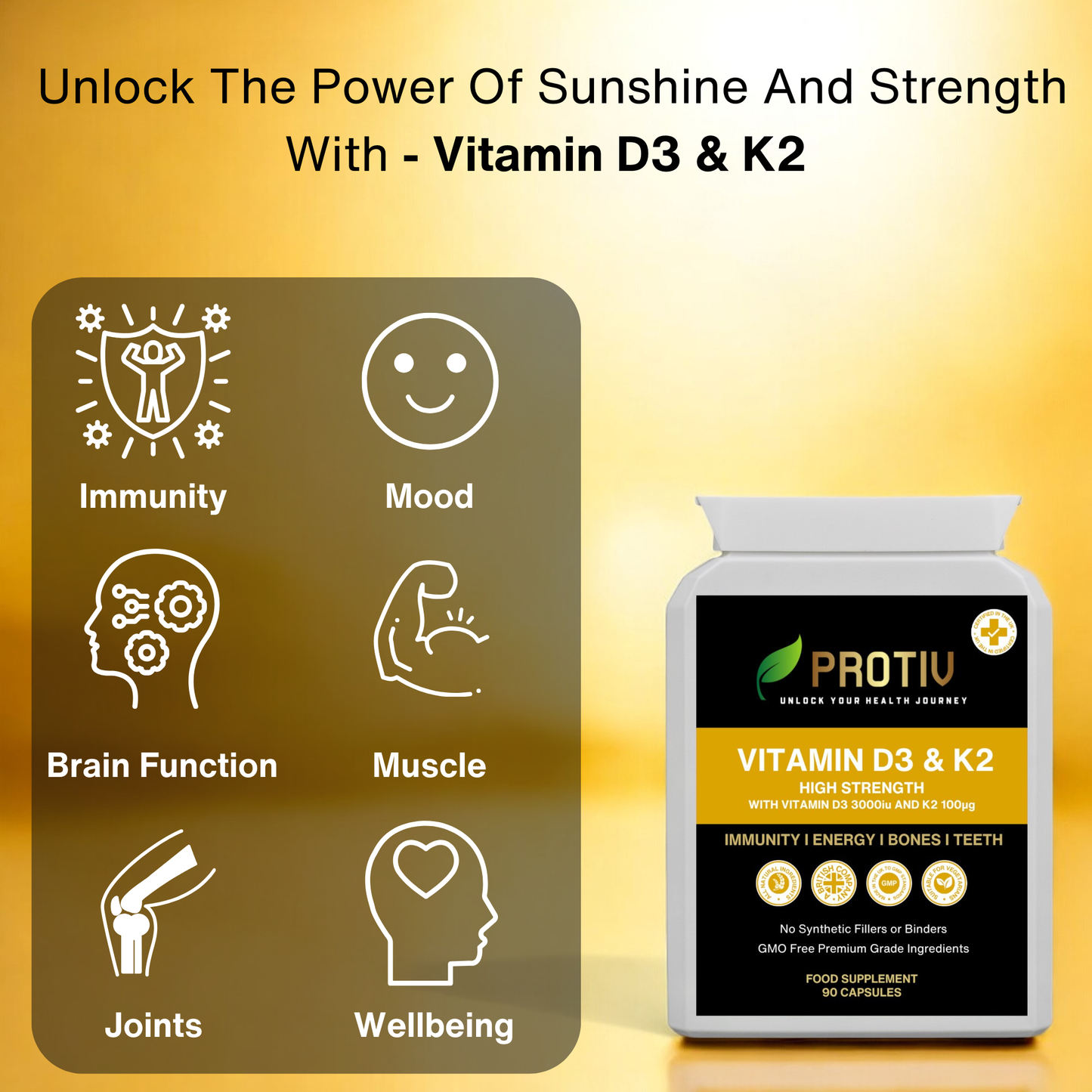 Vitamin D3 & K2